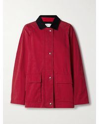 The Row - Elodianna Two-Tone Cotton-Canvas Jacket - Lyst