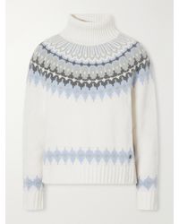 Bogner - Ingrid Fair Isle Cashmere Turtleneck Sweater - Lyst