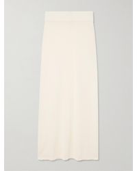 TOTEME - Lyocell And Cashmere-Blend Maxi Skirt - Lyst