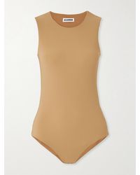 Jil Sander - Stretch-Jersey Bodysuit - Lyst