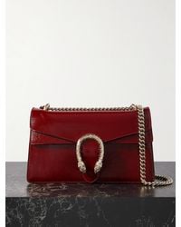 Gucci - Dionysus Embellished Patent-Leather Shoulder Bag - Lyst