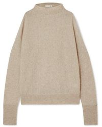 Skin Gillian Cold-shoulder Cashmere Sweater - Gray