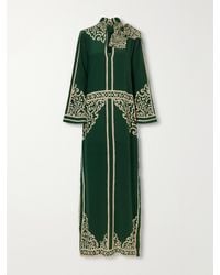 Johanna Ortiz - The Windborne Silk-Crepe De Chine Maxi Dress - Lyst