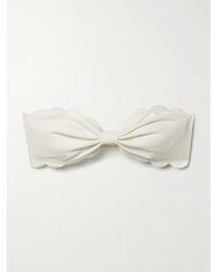 Marysia Swim - Antibes Recycled-Seersucker Bikini Top - Lyst