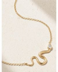 L'Atelier Nawbar - Boa 18-Karat Diamond Necklace - Lyst