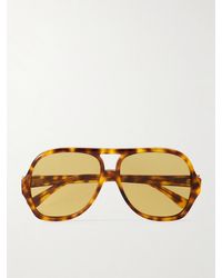 Chloé - Salomé Aviator-Style Acetate Sunglasses - Lyst