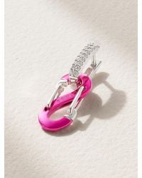 Eera - Small, And Diamond Single Earring - Lyst