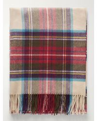 Johnstons of Elgin - Tartan Stole Checked Cashmere Scarf - Lyst