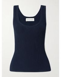 Dries Van Noten - Tanktop Aus Geripptem Stretch-Strick - Lyst