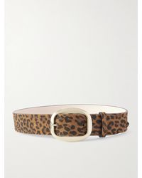 Isabel Marant - Dara Leopard-Print Suede Belt - Lyst