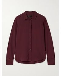 Nili Lotan - Gaia Silk Crepe De Chine Shirt - Lyst