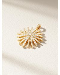 David Yurman - Pendentif En Or 18 Carats (750/1000) Et Diamants Starburst Xl - Lyst