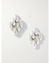 YSSO - Mini Chain Link Ohrringe Aus Sterlingsilber - Lyst