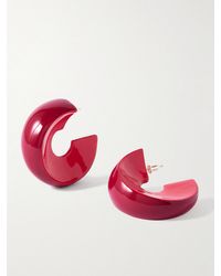 Uncommon Matters - Creole Wood Hoop Earrings - Lyst