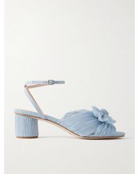 Loeffler Randall - Sandales En Organza Plissé À Nœuds Dahlia - Lyst