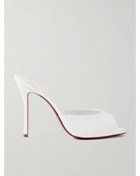 Christian Louboutin - Me Dolly 100 Patent-Leather Mules - Lyst