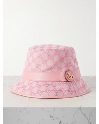 Gucci - Fischerhut Aus Gg Canvas, Grösse - Lyst