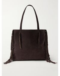 Nili Lotan - Joni Fringed Suede Tote - Lyst