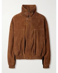 Magda Butrym - Suede Biker Jacket - Lyst