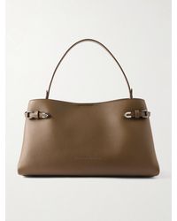 Brunello Cucinelli - Leather Shoulder Bag - Lyst
