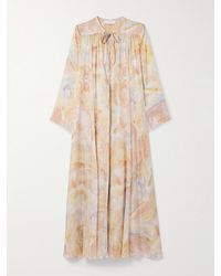 Zimmermann - Balance Printed Silk Crepe De Chine Maxi Dress - Lyst