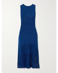 Escvdo - Net Sustain Tondero Organic Pima Cotton Midi Dress - Lyst