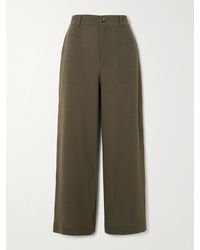 JW Anderson - Hose Mit Geradem Bein Aus Crêpe Aus Einer Wollmischung - Lyst