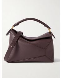 Loewe - Puzzle Edge Small Textured-Leather Shoulder Bag - Lyst