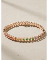 Faberge - Colours Of Love 18-Karat Rose Multi-Stone Tennis Bracelet - Lyst