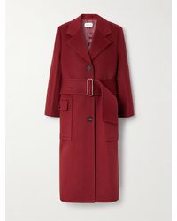Ferragamo - Belted Wool And Cashmere-Blend Coat - Lyst
