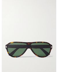 Tom Ford - Samuele Aviator-Style Acetate Sunglasses - Lyst