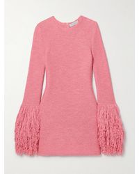Gabriela Hearst - Liam Minikleid Aus Einer Kaschmir-Seidenmischung Mit Fransen - Lyst