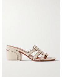 Zimmermann - Goldie Leather Mules - Lyst