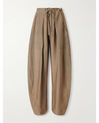 Kallmeyer - Clemence Striped Twill Wide-Leg Pants - Lyst