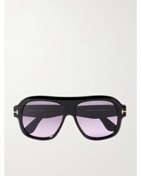 Tom Ford - Rhonda Aviator-Style Acetate Sunglasses - Lyst