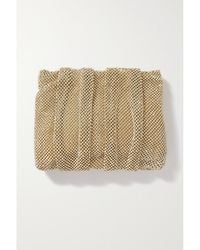 Loeffler Randall - Ember Clutch Aus Mesh Mit Kristallen - Lyst