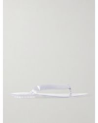 Alaïa - Invisible Jelly Satin-Trimmed Sandals - Lyst