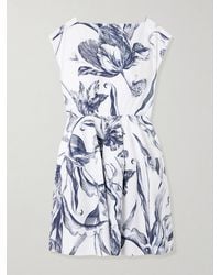 Erdem - Mini Dress With Floral Print - Lyst