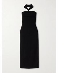 Cult Gaia - Erika Stretch-Knit Halterneck Midi Dress - Lyst