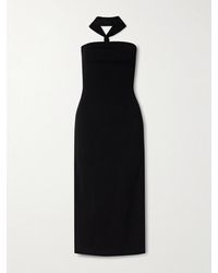 Cult Gaia - Erika Stretch-Knit Halterneck Midi Dress - Lyst