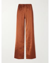Dries Van Noten - Puvis Wide-Leg Satin Pants - Lyst