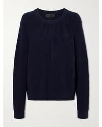 Nili Lotan - Tarik Cotton And Silk-Blend Sweatshirt - Lyst