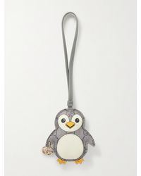 Gucci - Embellished Leather-Trimmed Printed Coated-Canvas Bag Charm - Lyst