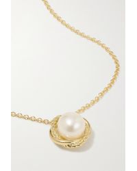 David Yurman Infinity 18-karat Gold Pearl Necklace - Metallic