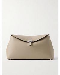 TOTEME - T-Lock Clutch Aus Leder - Lyst