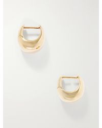 LIE STUDIO - The-Plated Sterling Hoop Earrings - Lyst