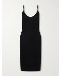 Saint Laurent - Jersey Midi Dress - Lyst