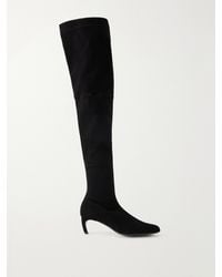 Victoria Beckham - Harlow 55 Suede Over-The-Knee Boots - Lyst
