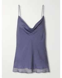 Kallmeyer - Zia Draped Silk Camisole - Lyst