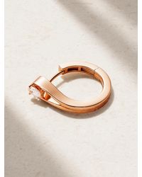 Repossi - Serti Inversé 18-Karat Rose Diamond Earring - Lyst
